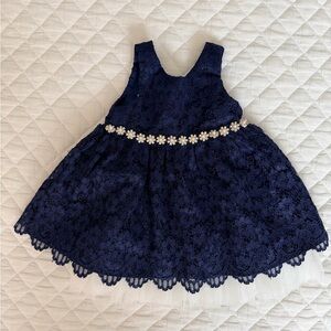American Princess Navy Blue Lace Dress